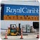 Forklift unloading relief supplies for Royal Caribbean
