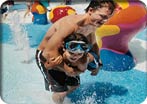 Family at the H2O Zone Waterpark