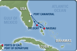 nassau bahamas cruise port map