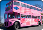 Hop On / Hop Off British Double Decker Bus Tour