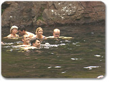 River Wading in Alcantara Gorges
