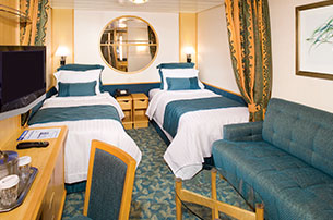 interior stateroom seas caribbean royal cabin freedom international staterooms differ representative appearance actual samples