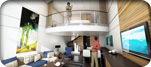 Grand Loft Suite with Balcony