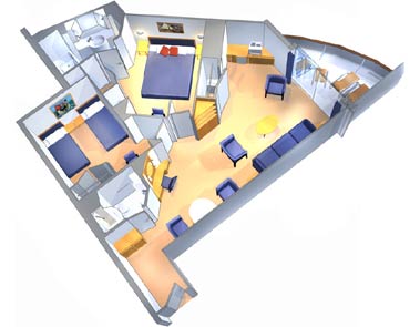 Dave Koz Cruise Two Bedroom Suite Cabin