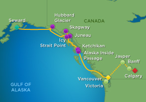 vancouver cruise port map