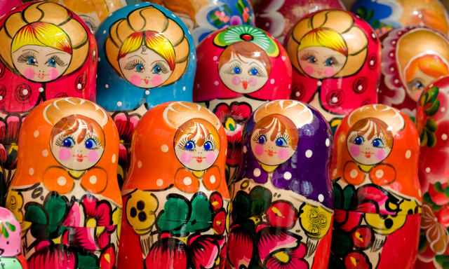 matryoshka doll painting