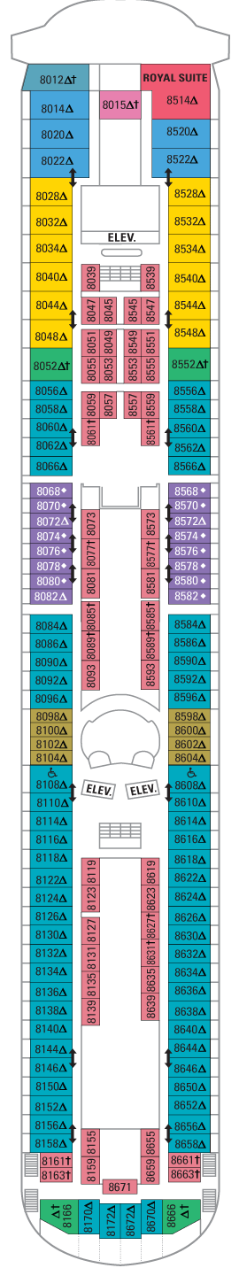 Enchantment Of The Seas Deck Eight - Royal Caribbean International